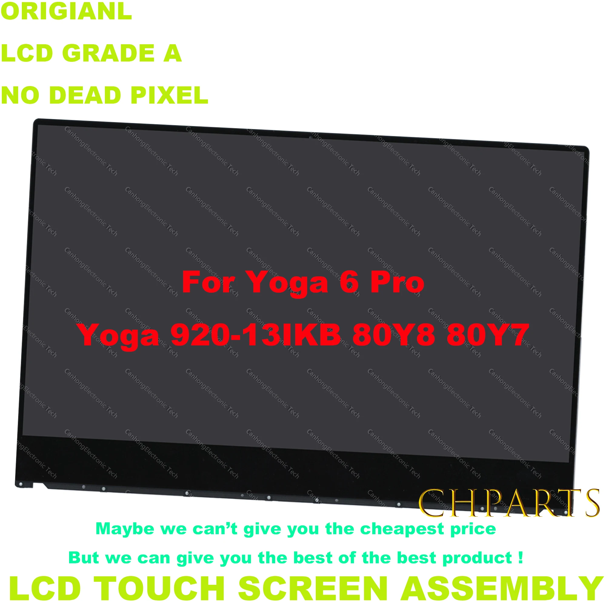 

13.9" For Lenovo Yoga 6 Pro Yoga 920-13 IKB LP139UD1-SPC1 LCD Display Touch Screen Digitizer Glass Panel Replacement Assembly