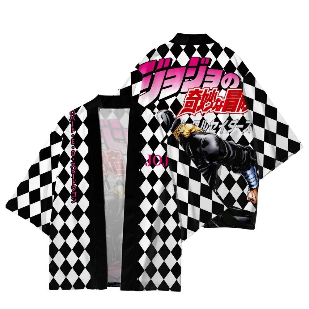

2022 New Japanese kimono costume for cosplay samurai coat from jojo bizarre adventure