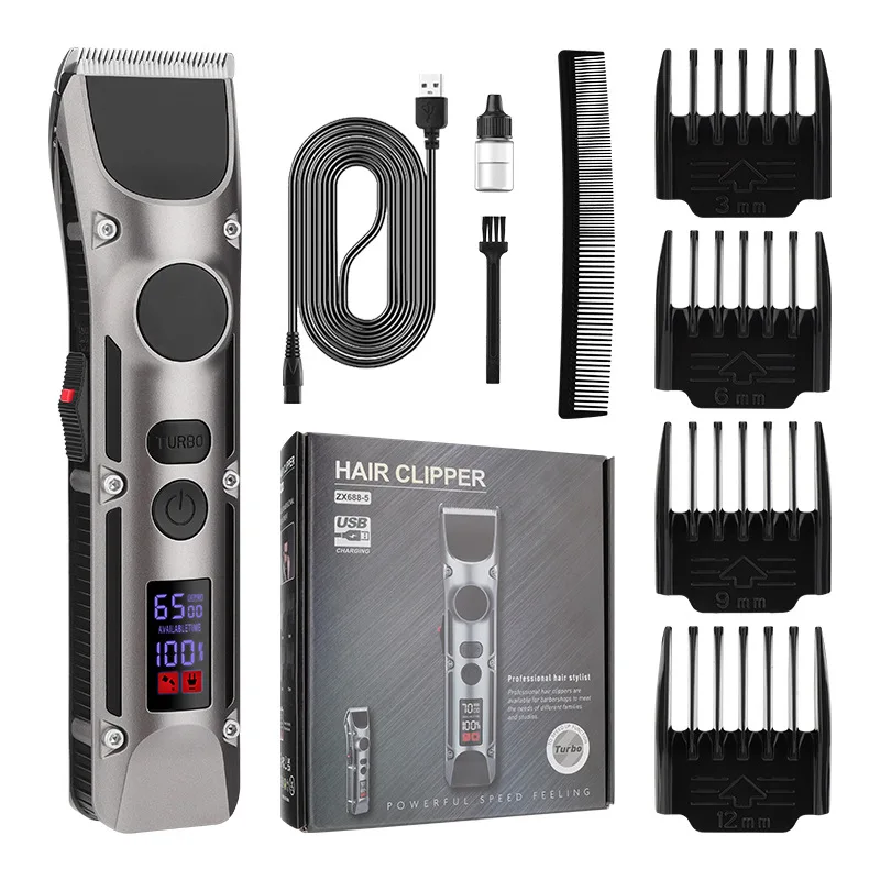 Xiaomi-youpin Clipper de Cabelo Profissional para Homens Aparador Elétrico sem Fio Ajustável Máquina de Corte Recarregável