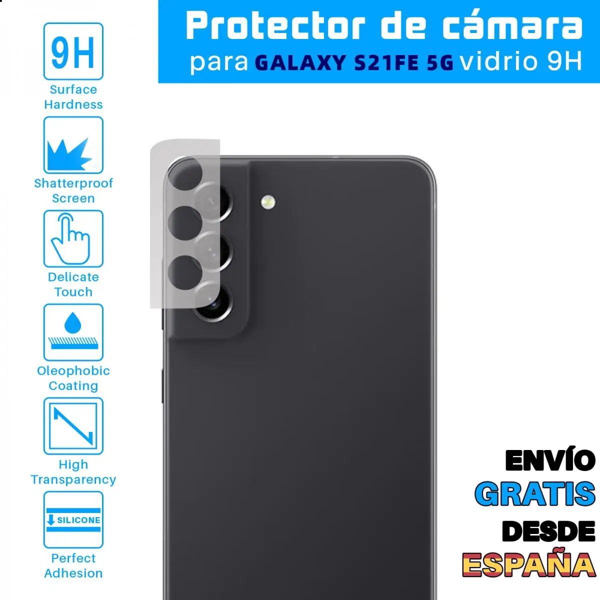 Protezione Dell'Obiettivo Della Fotocamera In Vetro Temperato Samsung Galaxy S21Fe 5G