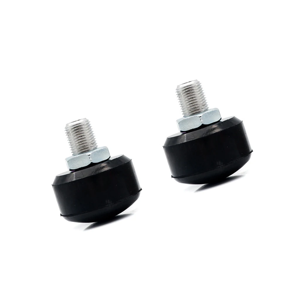 2pcs Roller Skates Toe Stops Spare Part Universal Inline Sport Accessory Stopper Rubber Block Brake Parts black skates top stopper premium anti slip skate brake block practice teaching