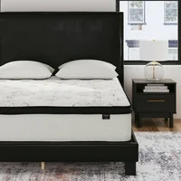 King Size Chime 12 Inch Medium Firm Hybrid Mattress with Cooling Gel Memory Foam 1