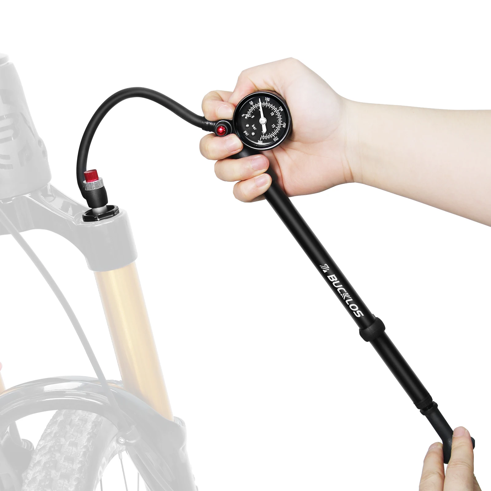 BUCKLOS vélo fourche avant pompe vtt