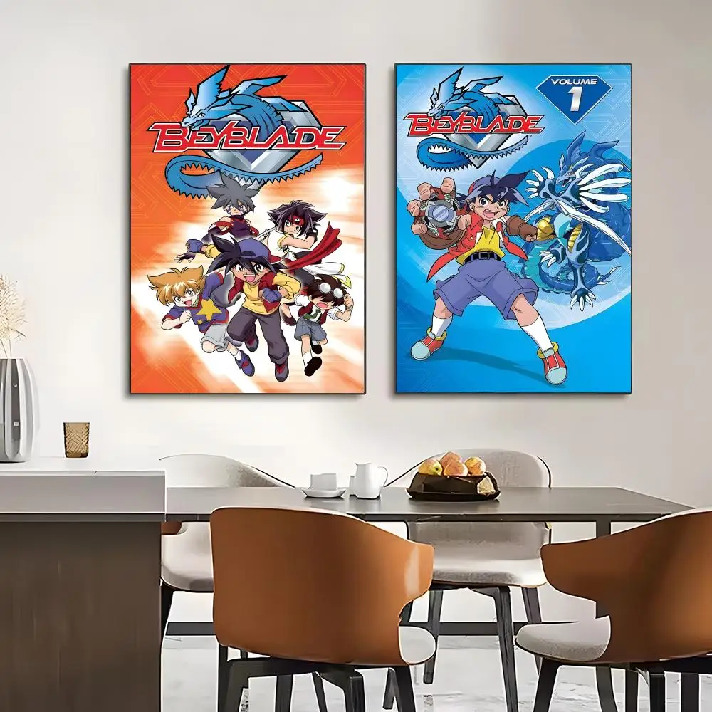 Vibrant Anime Beyblade Poster - Wall Art