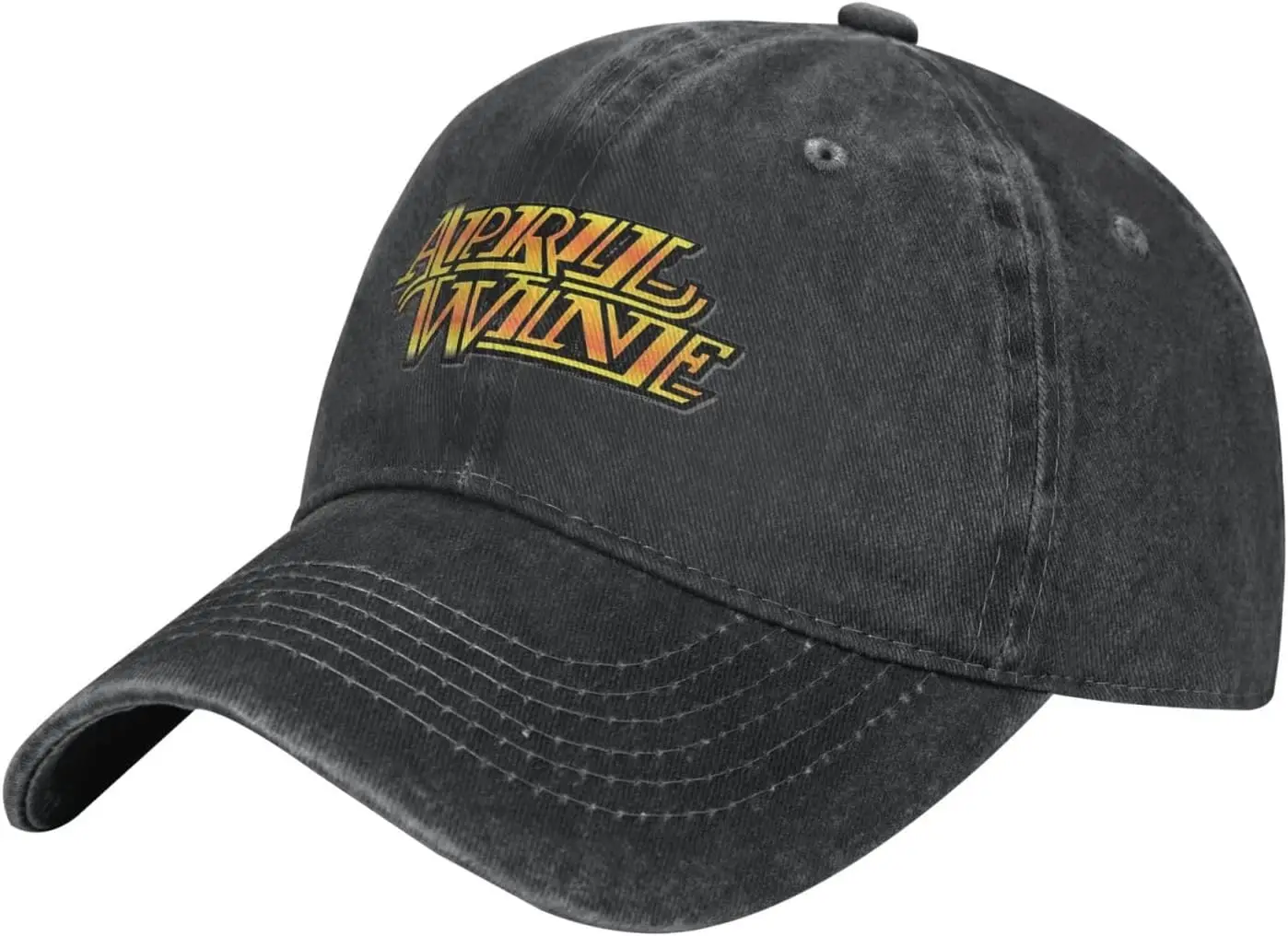 

Cowboy Hat Baseball Cap Vintage Washed Unisex Adjustable Hat Black