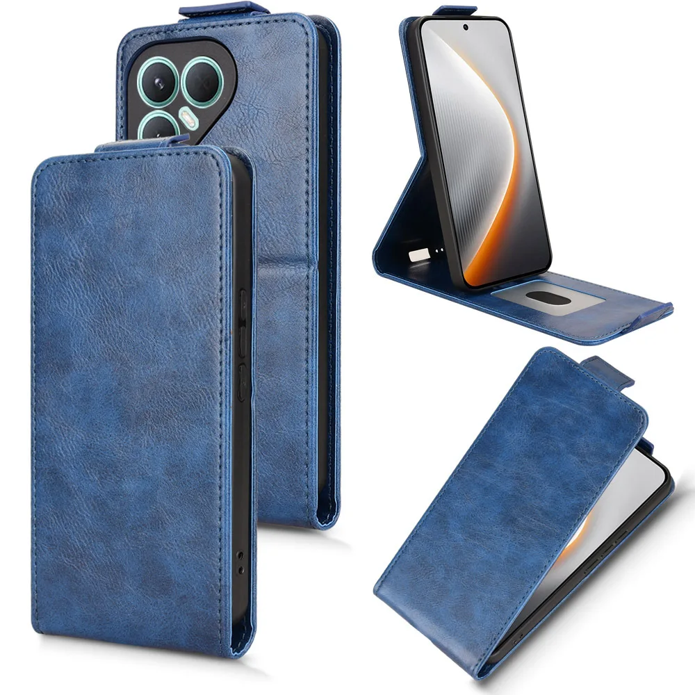 Premium Vertical Flip Leather Case with Card Slot and Anti-Drop Protection