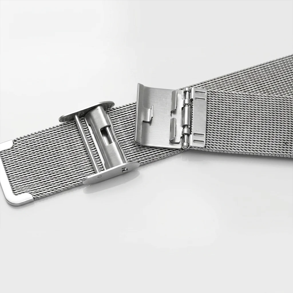 Universal Milanese Mesh Stainless Steel Breathable Watch Band Replacement Strap