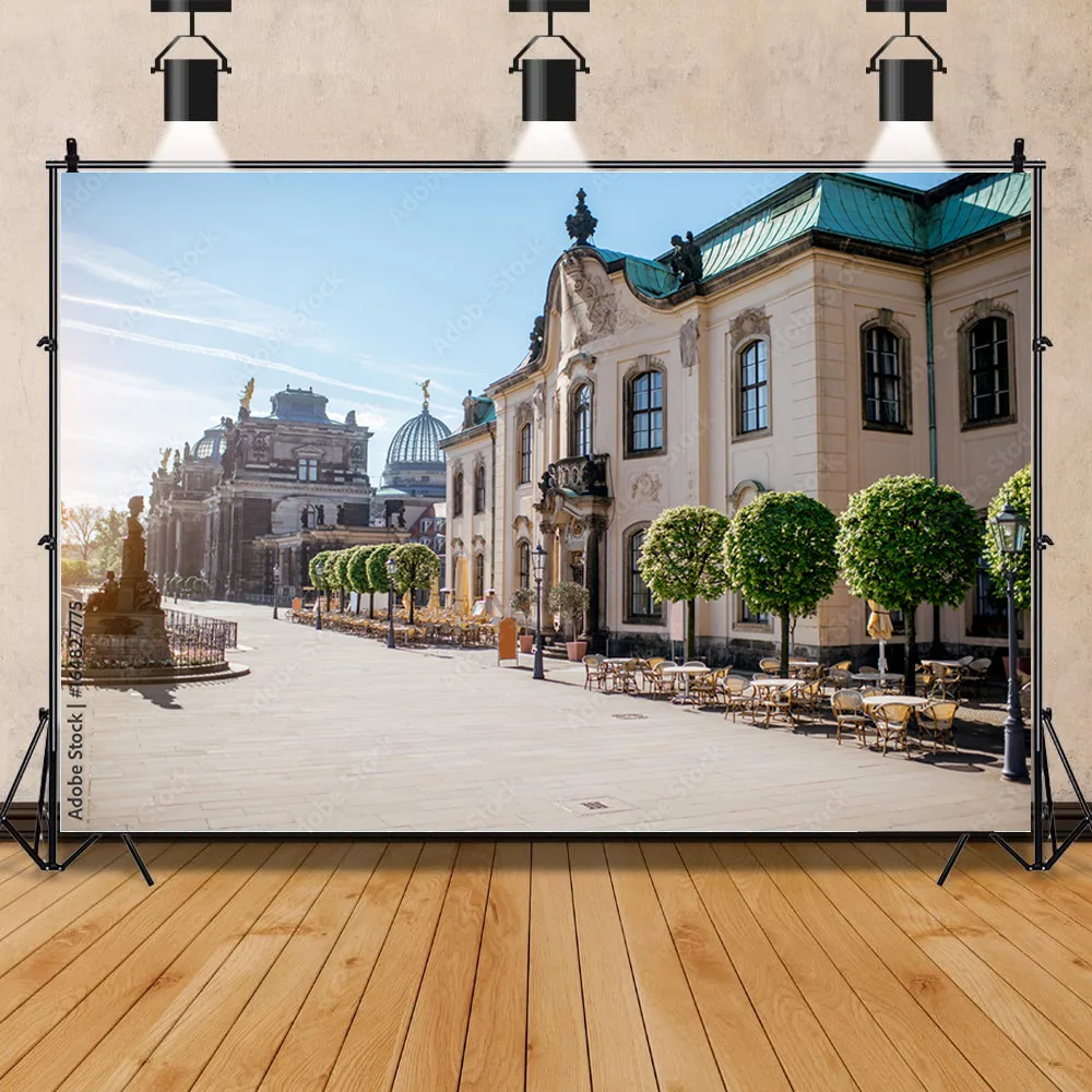 

SHENGYONGBAO Art Cloth Background European Landscape Famous Scenic Spots Street Night Scene Photography Background Props OZ-02
