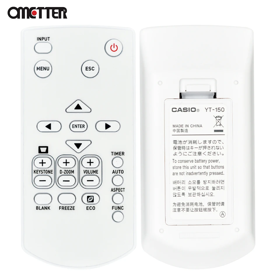 CASIO YT-150 プロジェクター用リモコン6個 CASIO YT-150 プロジェクター用リモコン6個