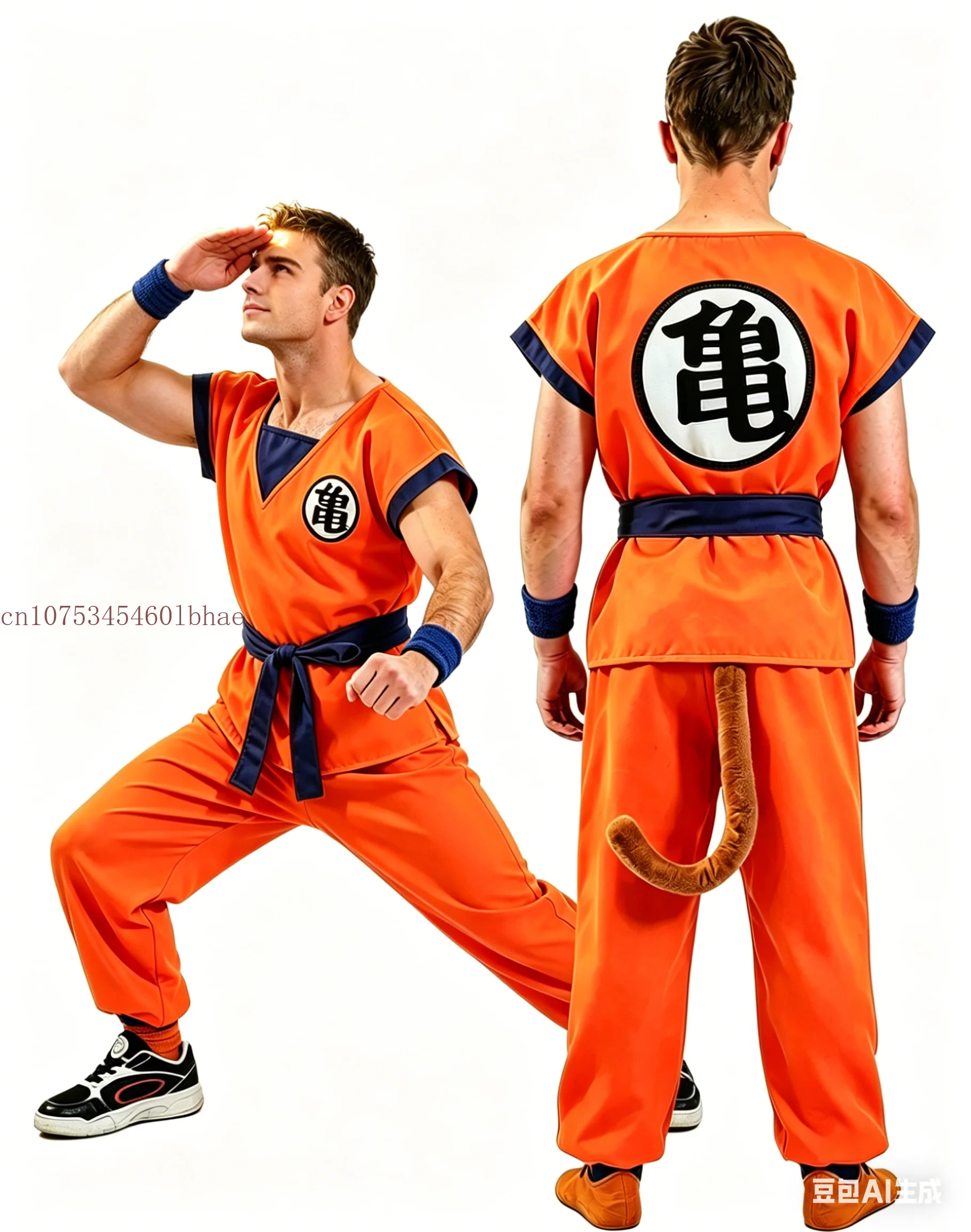 Anime Son Goku Cosplay Costume 4