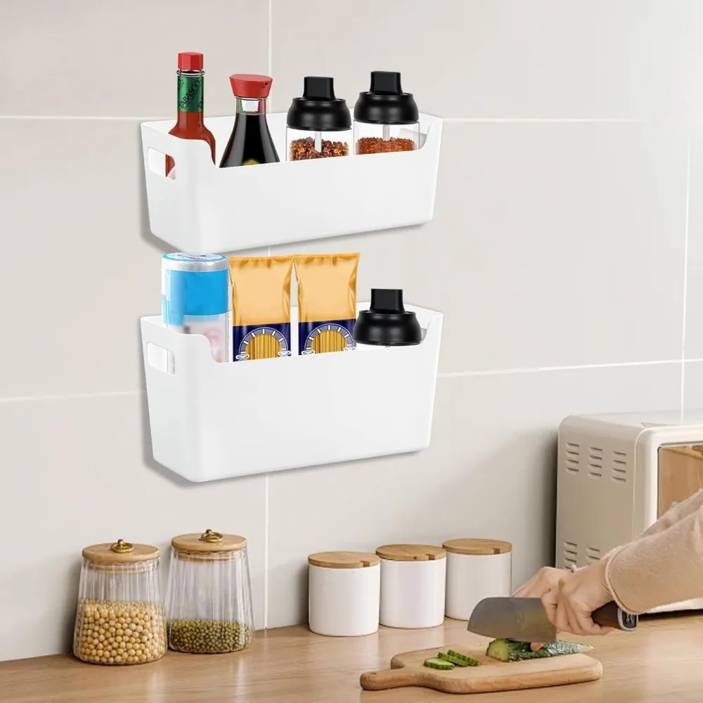 Drawer Shelf Bathroom Organizer Storage Rack Multifunctional Cabinet Door Box Kitchen Wall-mounted Adhesive Under 5