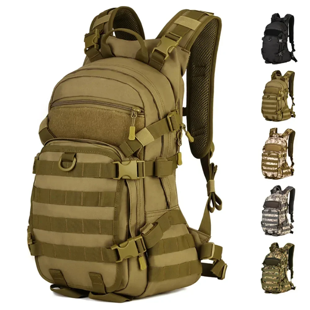 

Men Backpack Knapsack Military Tactical Molle Outdoor Sports Male Nylon Camping Travel Hiking Climb Rucksack Daypack Laptop Bag