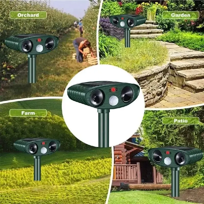 Repellant Ultrasonic Solar Powered