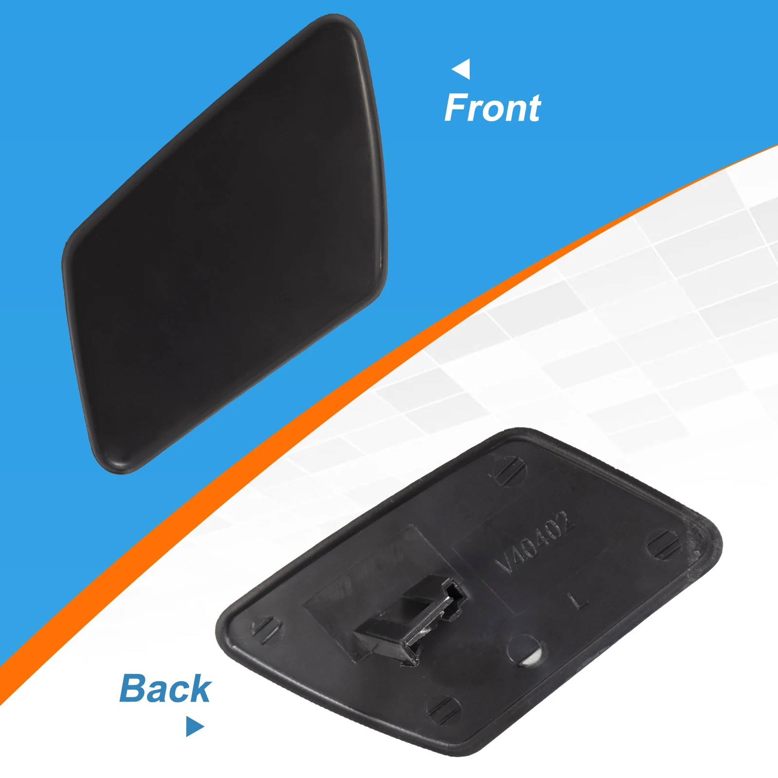 Front Bumper Headlight Washer Cover For VOLVO S40 V50 2005-2007