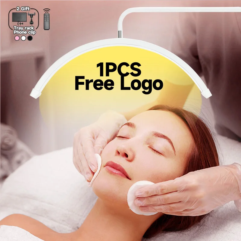 2023 Customized LOGO LED half moon lash light lash lamp for eyelash