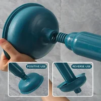 1pc Plastic Toilet Plunger 2