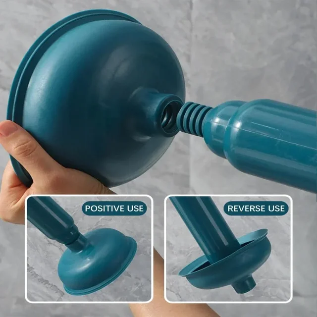 1pc Plastic Toilet Plunger 2