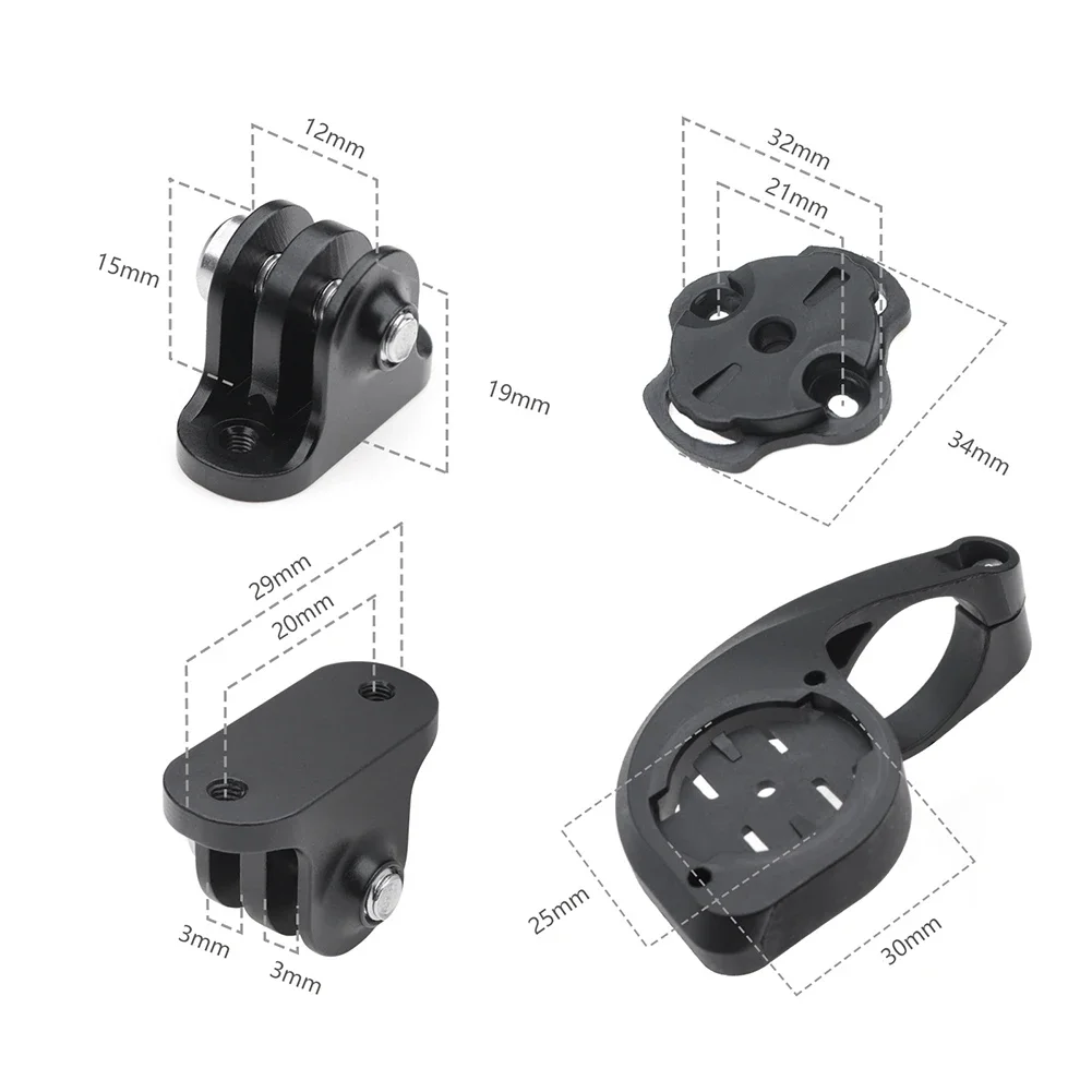 Description Picture 5 of itemAluminum Alloy Mount Adapter For Garmin Bicycle Computer Male Holder Bracket Action Video Cameras Light Mount Stand