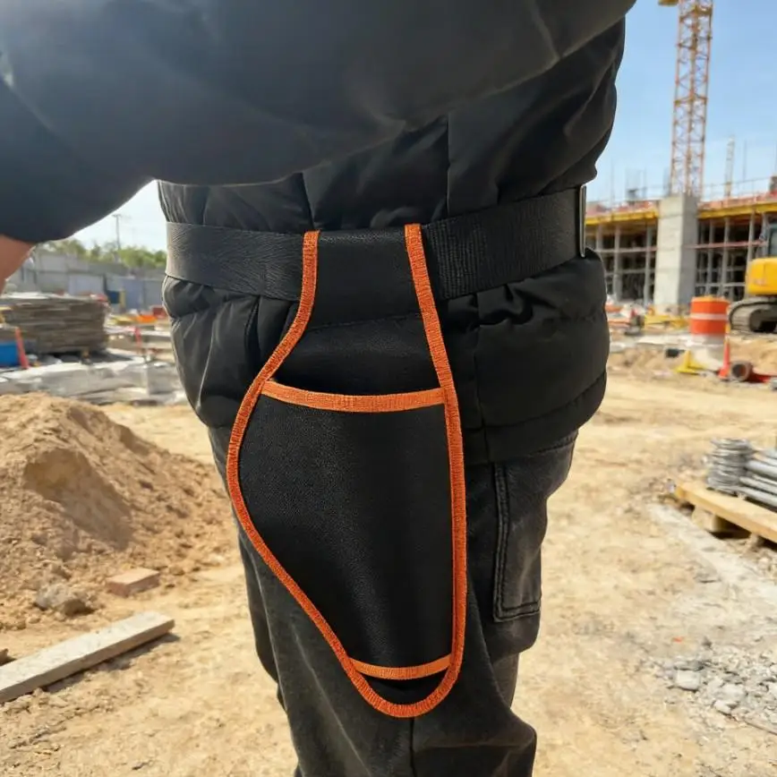 정원 도구 벨트 휴대용 가방 정원 도구 파우치 편리한 목공 배관 작업용 조절 가능한 정원 앞치마 유틸리티 벨트 허리 가방