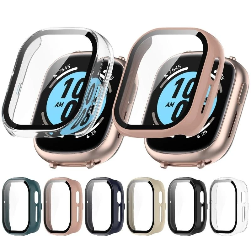 Hard Shell Tempered Glass Screen Protector Case