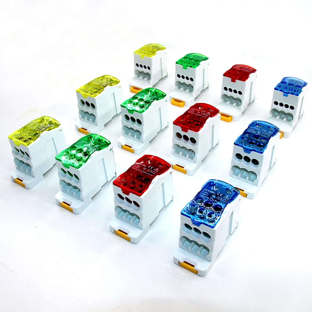 Description Picture 6 of itemElectric Split Din Rail Terminal Block Junction Box Power Wire Electrical Connector UKK80A 125A 160A 250A 400A 500A