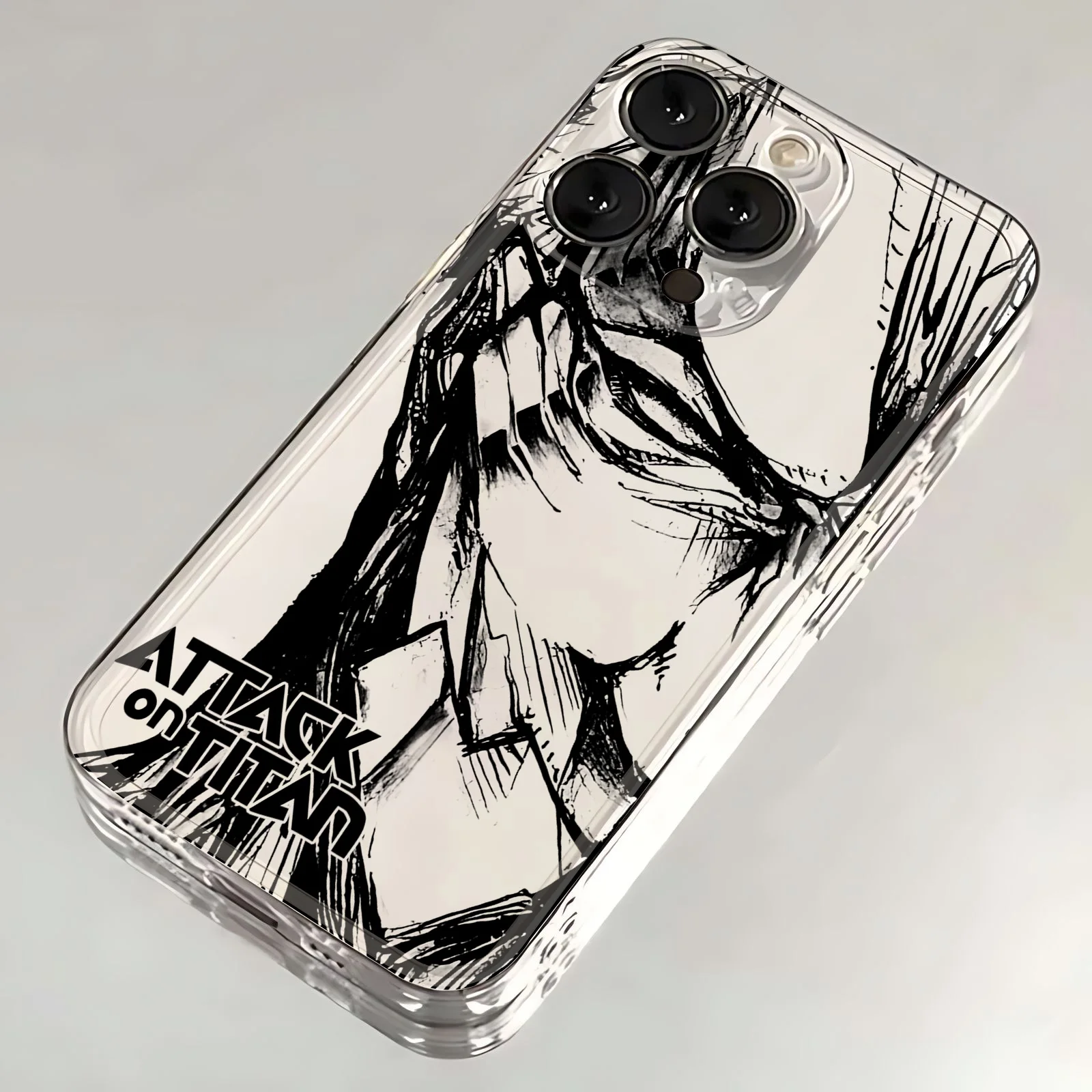 Attack on Titan Anime Transparent Phone Case