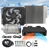 Compresseur de climatisation automobile Treeligo Universal 12V, kit de pièces de climatisation électrique automobile 12V 2