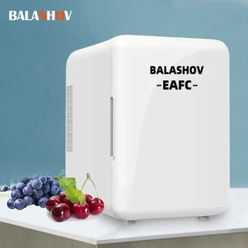 4L Mini Refrigerator Portable Cooler Compact Refrigerator 110V 220V for Home 12V for Car Use Picnic Camping Silent Freezer 1