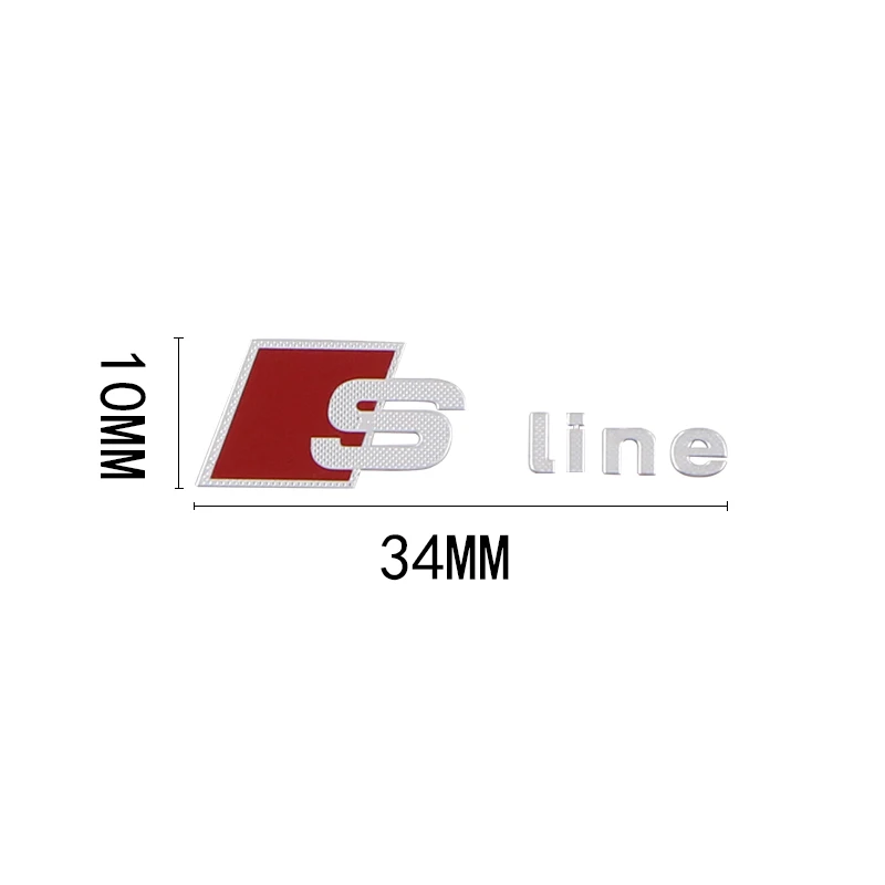 3D Car key sticker Hub sticker Emblem S Line Badge Car 3D Sticker For Audi Sline RS TT A3 A4 B8 8P 8V B6 A5 A6 Q5 C6 A1 Q7 Q3 3