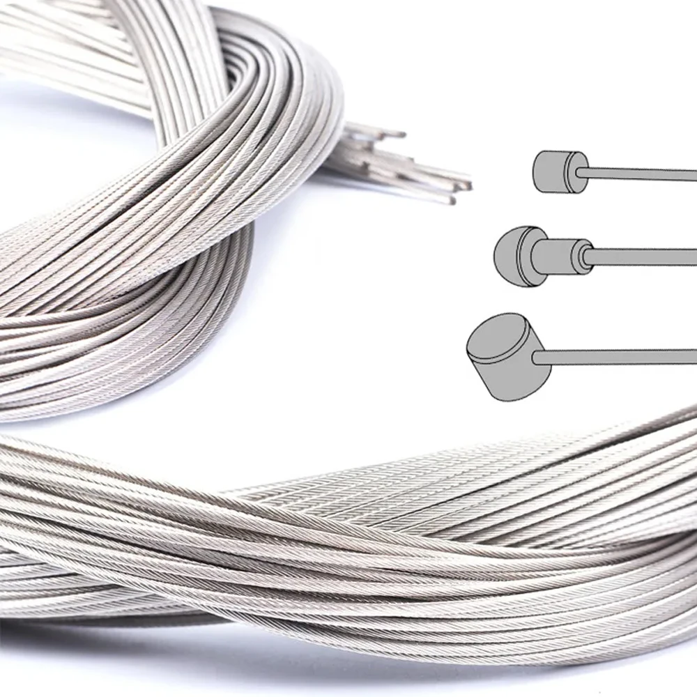Bicycle Brakes Line 5PCS Road Mountain Bike Brake Cable Universal Bicycle Shift Cable Durable Road MTB Brake Shift Wire