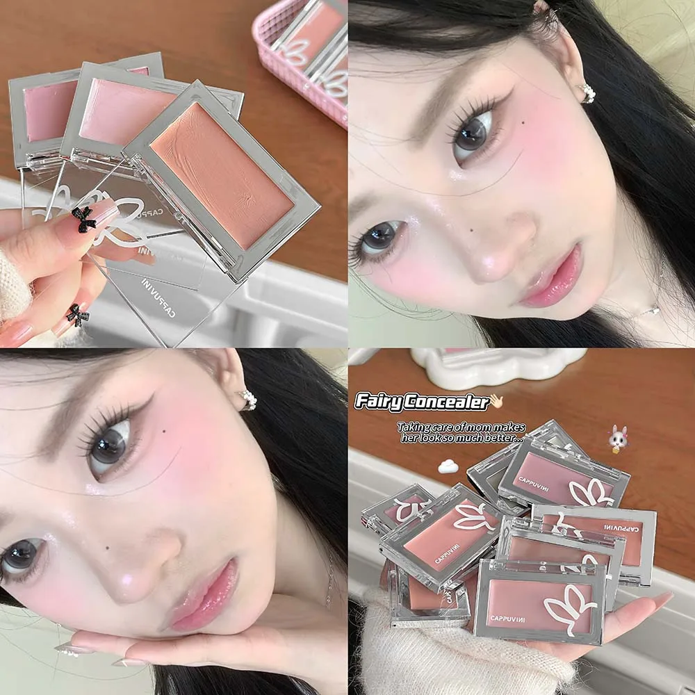 Monochrome Concealer Palette Moisturizer Waterproof Brightening Concealer Cream Lasting Cover Acne Spot Dark Circles Face Makeup_voghion.com