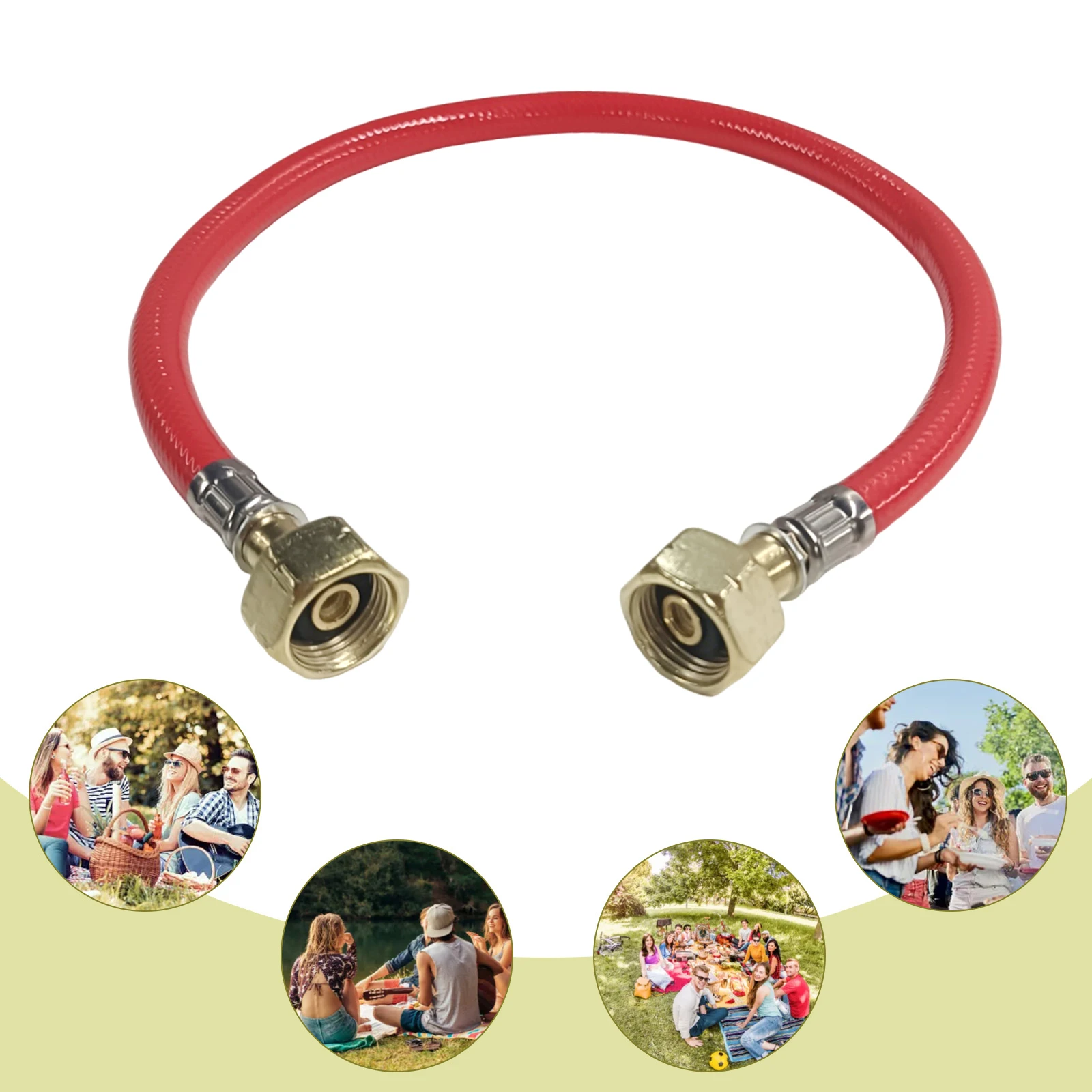 Russian Propane Refill Adapter Gas Tank Filling Connector One-piece  Inflatable Connection Valve Gas Charging Adapter For Camp