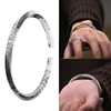 Mobius-Ring Bracelet Viking-Runes Bangle Amulet Bracelet for Men Mobius Cuff Bangle Alloy Viking-Fans Men Jewelry Gift 4