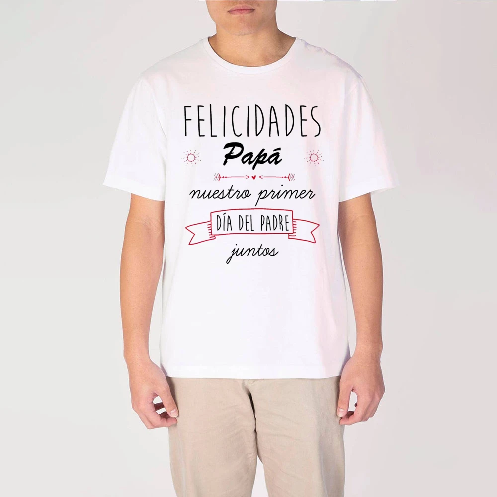Congratulations To Dad on Our First Father's Day Together Print Family Outfit Father's Day Family Matching Set Fathers Day Gift 4