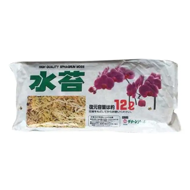 Természetes 12L Sphagnum Moháskerti Hidratáló Táplálkozási Szerves Műtrágya A Falaenopszis Orchidea Virágcserapu Deco -Hoz