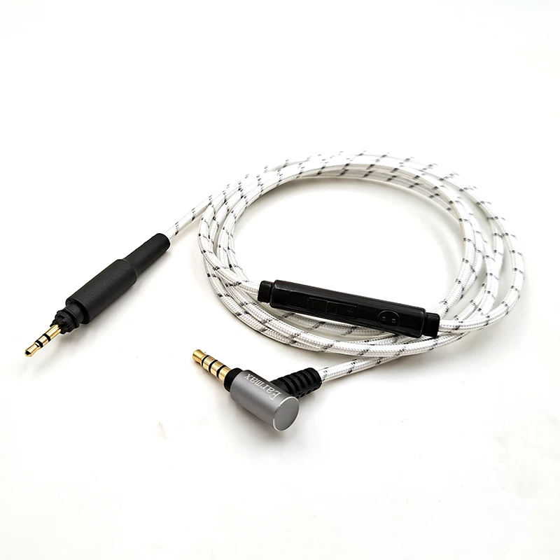 

For Philips SRH840A SHP8900 SHP9000 SRH440A SRH840 SRH940 SRH740 Replaceable Earphone 3.5mm to 2.5mm Nylon Braided Cable