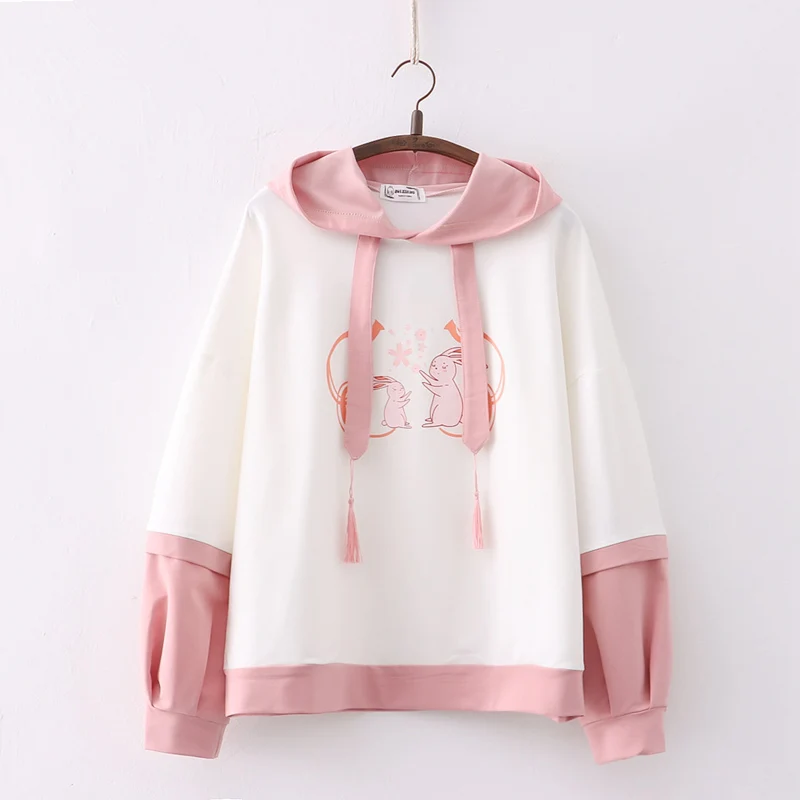 Kawaii Bunny Sakura Harajuku Hoodie - Special Edition