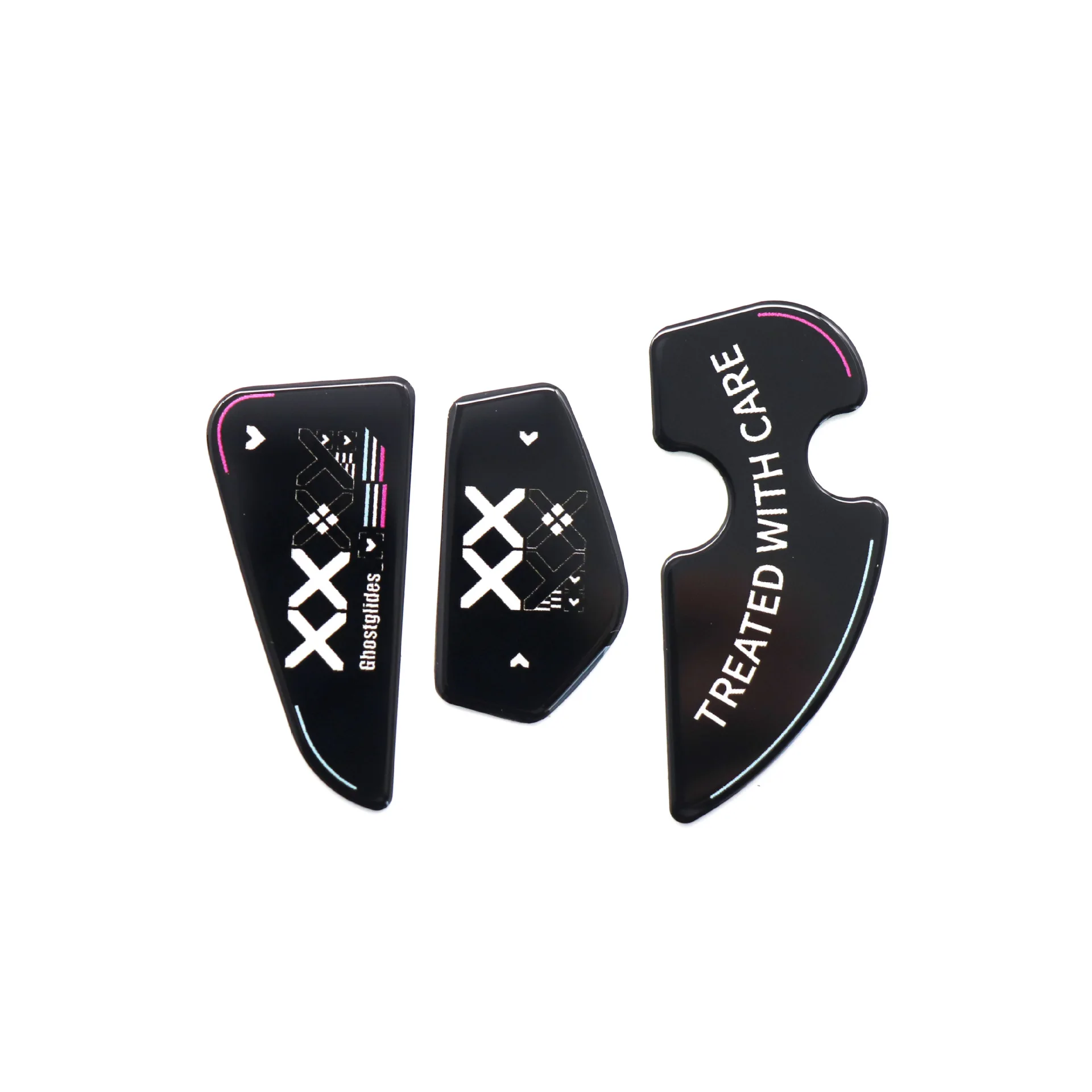 둥근 곡선형 가장자리 마우스 피트 스키트는 로지텍 MX 마스터 4와 호환됩니다. 무선 게이밍 마우스 피트 교체 부드러운 교체용 부품입니다.