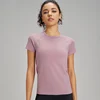Ten Color Quick Dry Sports Short Sleeve T-Shirt Women's Sweatshirt Breathable Fitness Clothing Solid Color Yoga Short Sleeve Top 4