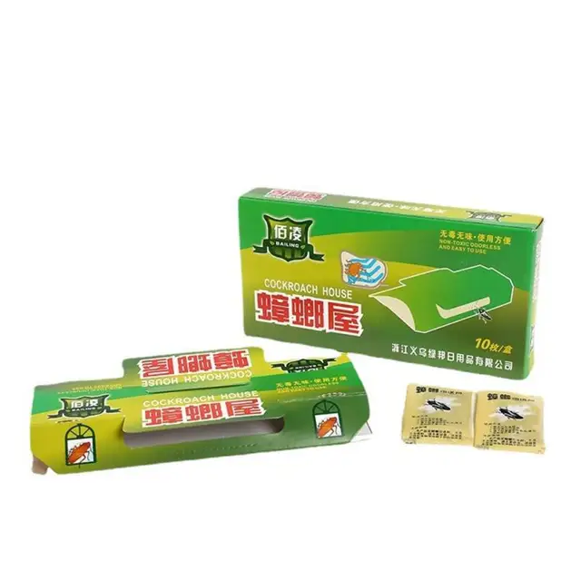 Csótány Csapda Gyilkos Beltéri Otthoni Roach Csali Ragacsos Ragasztók Rovar Ragadós Csapdák - Image 4