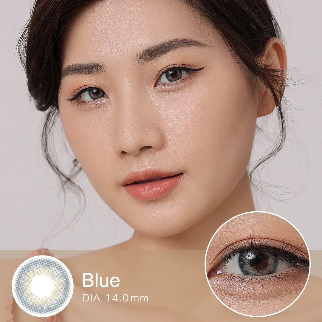 Magister Colored contact lenses for eyes Yearly Use Eye contacts Lens 1 Pair Brown Gray Lenses Beauty Pupilentes Eye Color Lens contact lenses