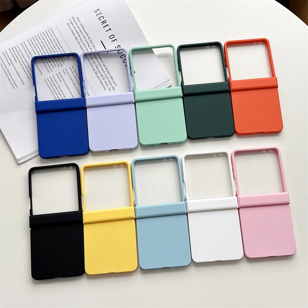 Dopamine Candy Color Matte Phone Case with Hinge Protection
