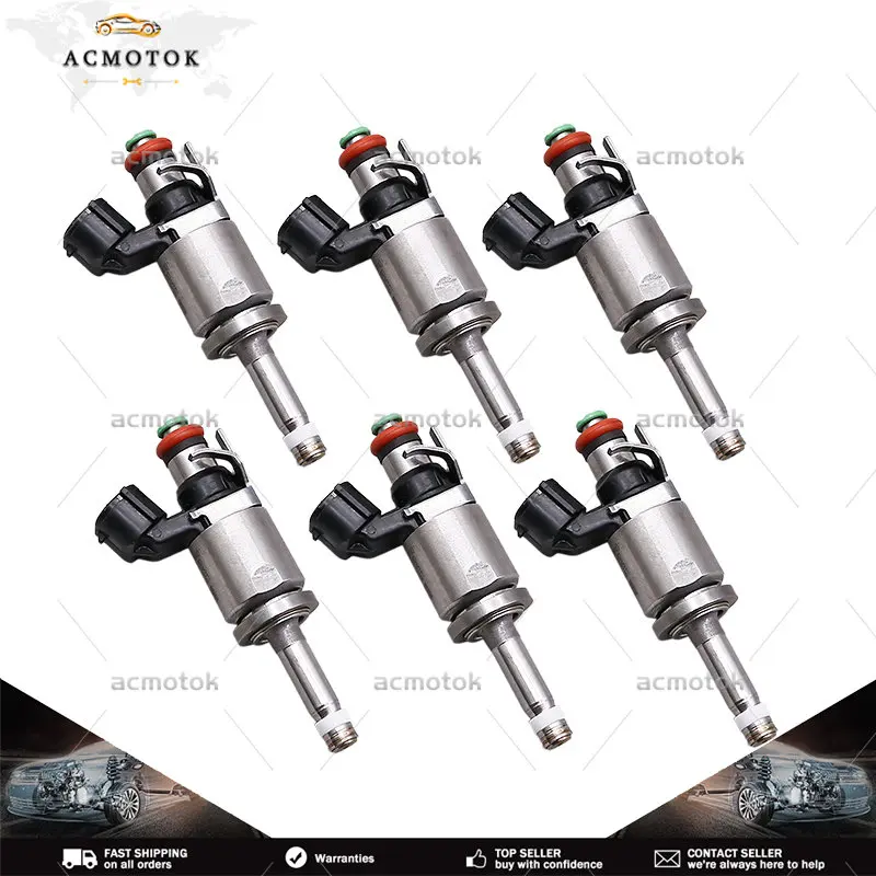 

6 шт./комплект, топливные форсунки Acura MDX RLX TLX 16450-R9P-A01