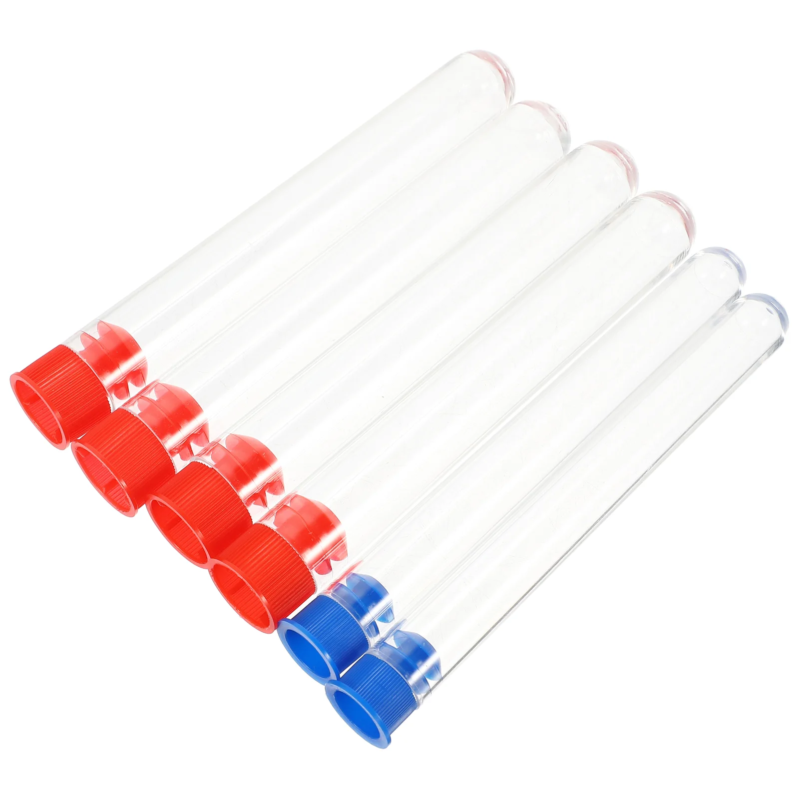 12 Pcs Test Tube Shot Tubes for Plastic Vials Clear Plant Containers Plants Storage