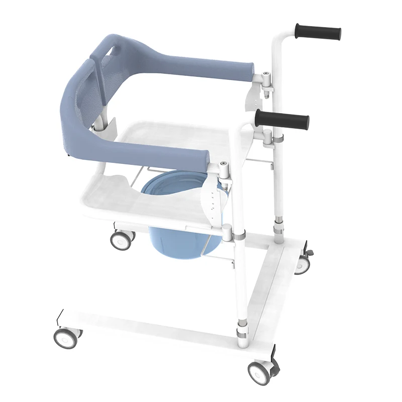 Manual Pin Style Shift chair Patient Transfer Lifter for Home Use Transfer To Bed Or Sitting Toilet 10 Gear Height Adjustment 6