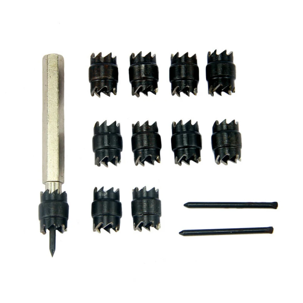 

Tools Spot Weld Drill Bit Rotary Spot Cutter Separator 13Pcs/Set 3/8Inch For Spot Welded Panels HSS Accessories