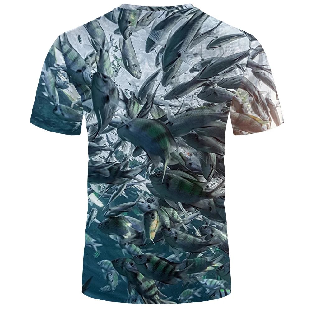 3d night fishing fashion Printing animal world Competition Men/women  T-shirts Summer Versatile Fishing Clothing футболка мужская - AliExpress