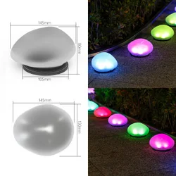 Waterproof Solar - Powered Stone Garden Lights (Colorful Lamp)