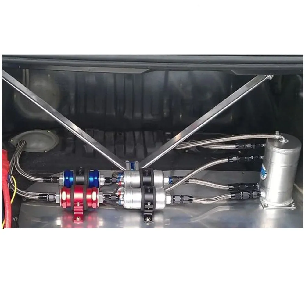 Fuel Pump 50mm Single External Oil Pump Fixing Bracket Fuel Pump Mounting Holder Filter Clamp Car Support FF-1001-50