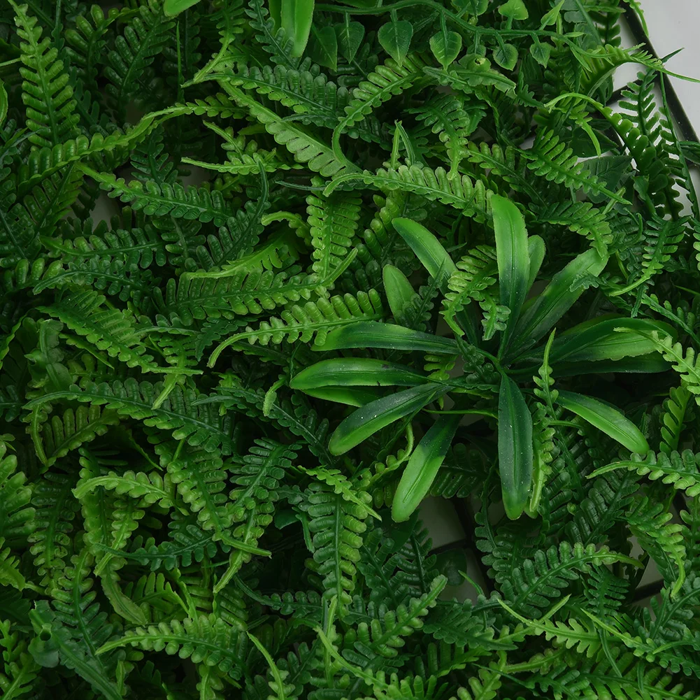 

40x60cm Artificial Grass Lawn Plants Wall Outdoor Plastic Carpet Decor Wedding Backdrop Party Garden Grass Flower Wall